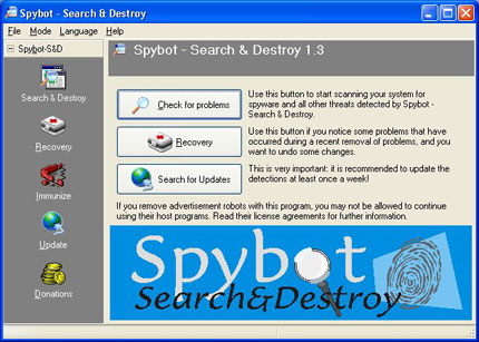 Descargar spybot para windows